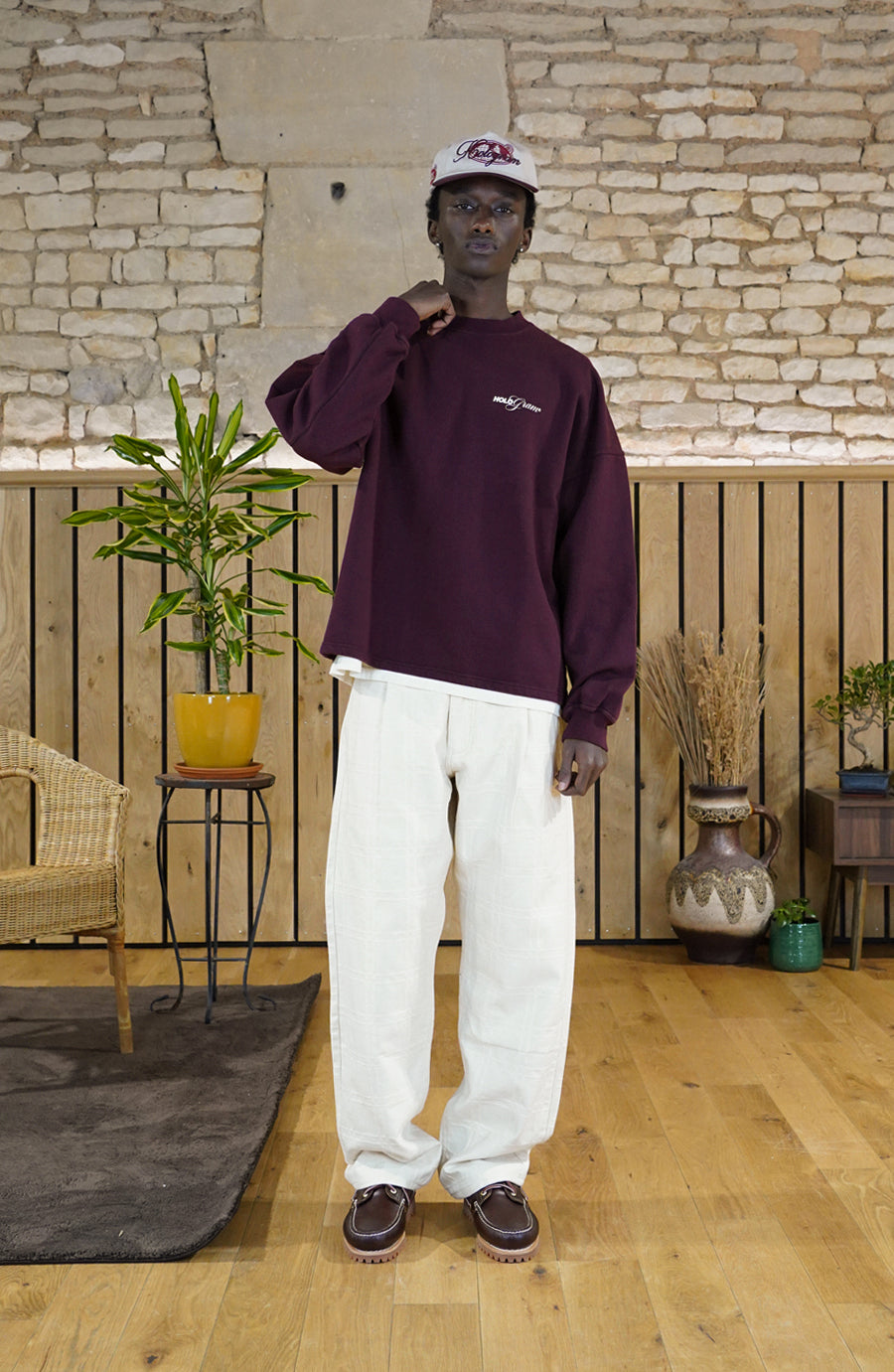 Sweat Sign burgundy