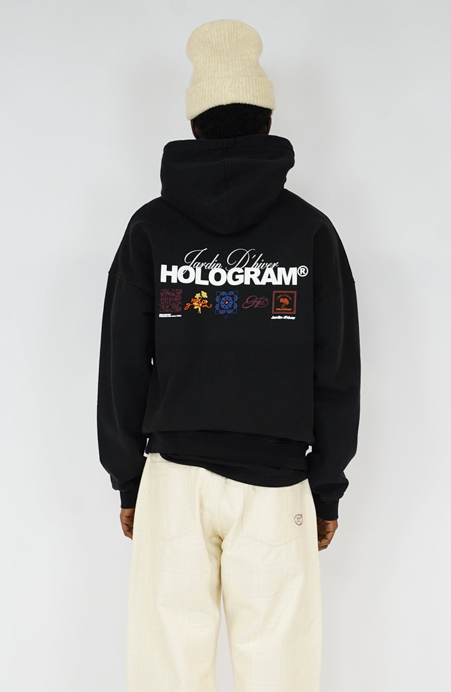 Hoodie Mosaic black