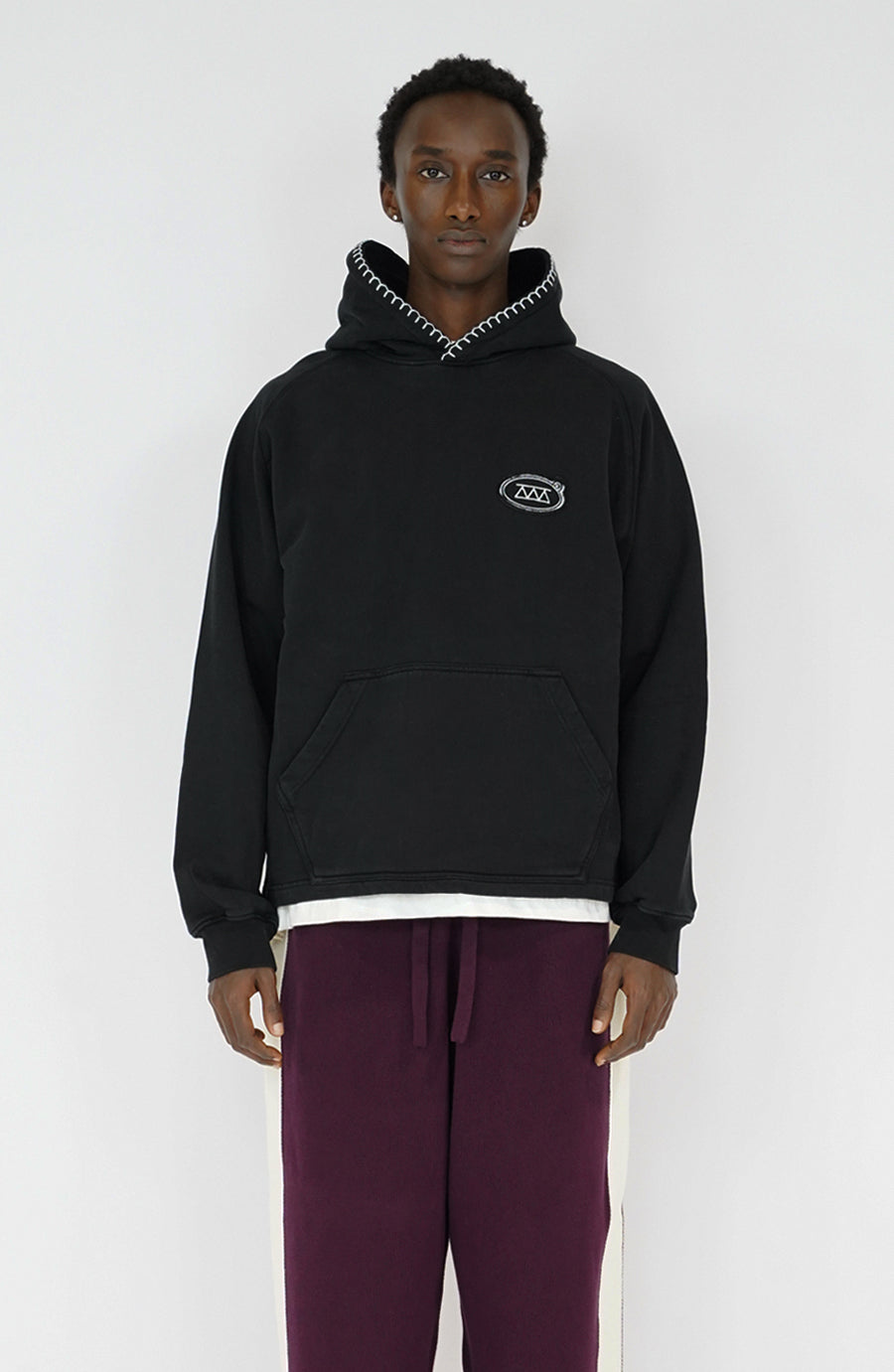 Hoodie Seam black