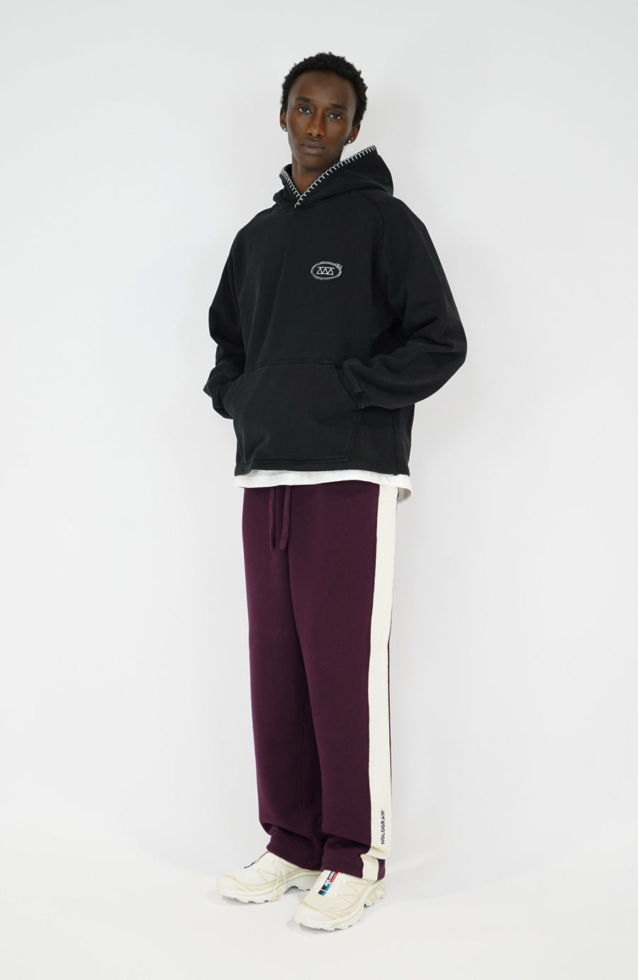 Hoodie Seam black