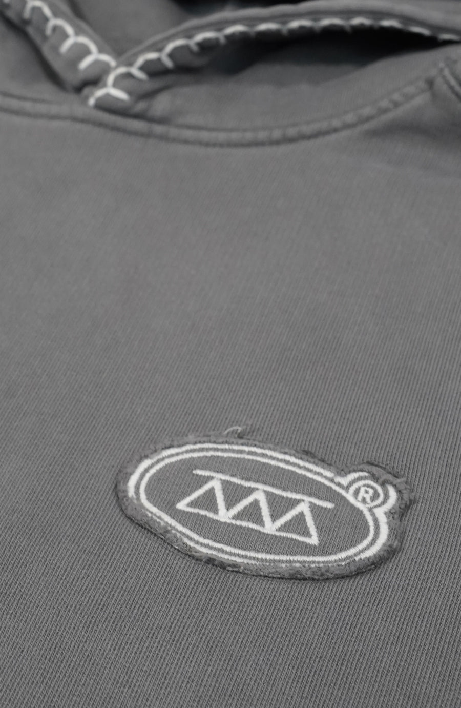 Hoodie Seam grey
