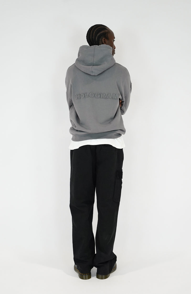 Hoodie streetwear Torn grey