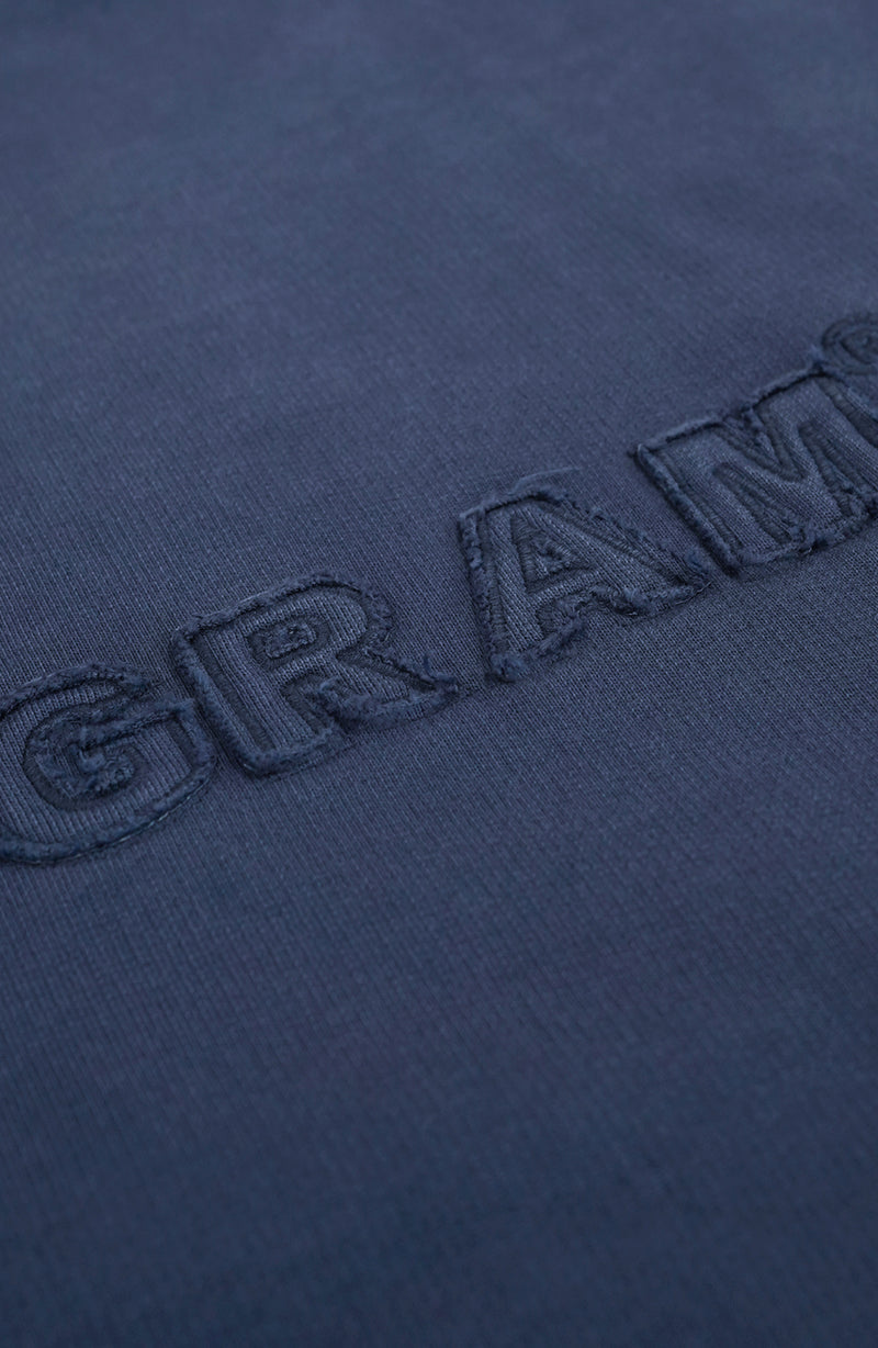 Hoodie streetwear Torn navy