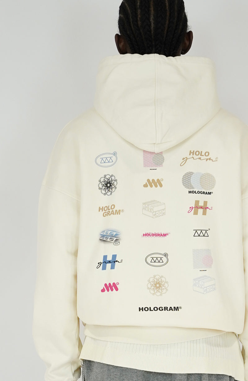 Hoodie streetwear Unit beige
