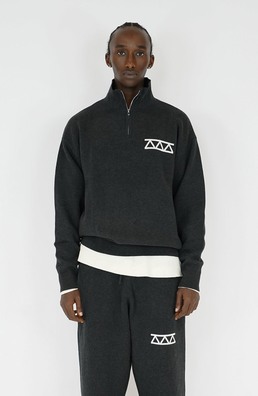 Knit streetwear Link black
