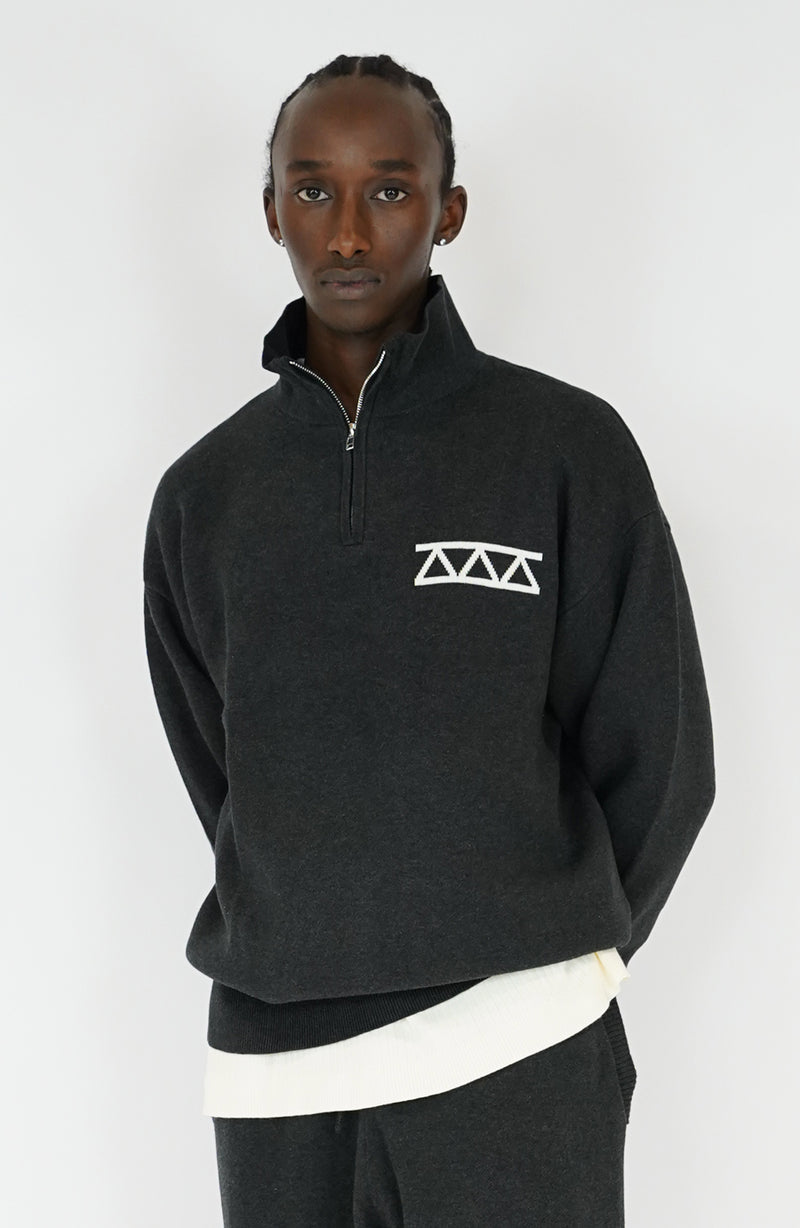 Knit streetwear Link black