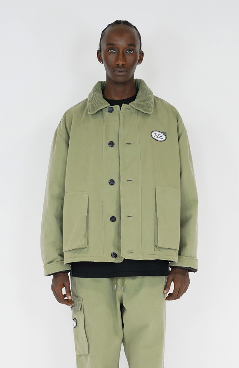 Manteau streetwear Layer olive