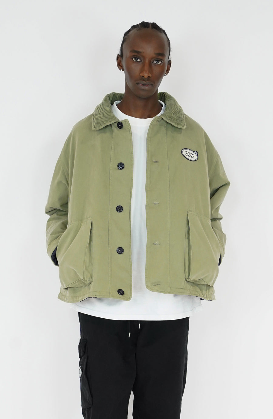 Manteau streetwear Layer olive