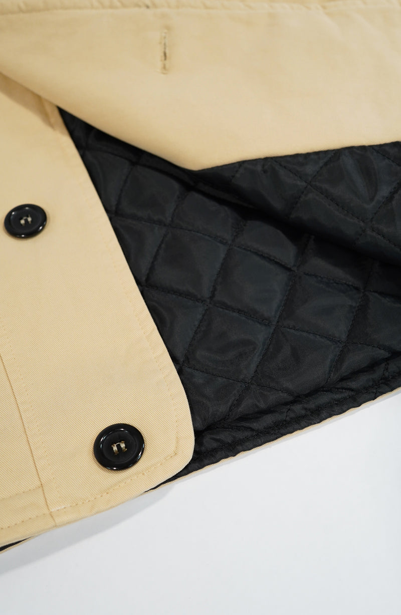 Manteau streetwear Layer beige