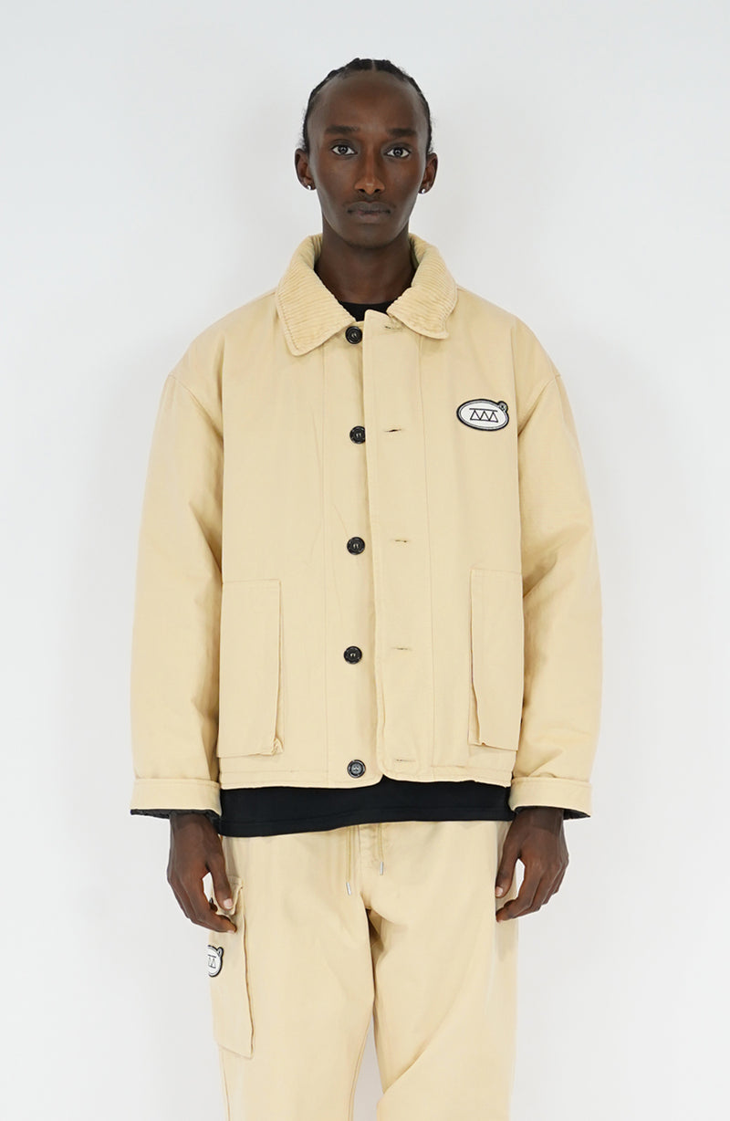 Manteau streetwear Layer beige