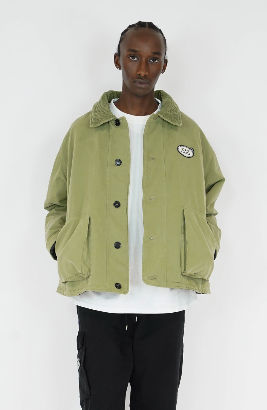 Manteau streetwear Layer olive