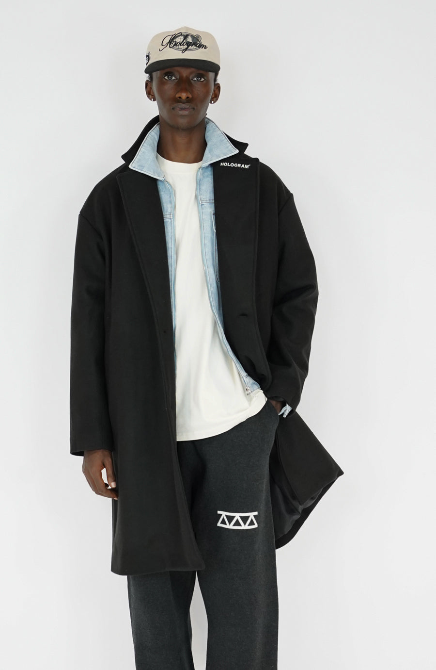 Manteau streetwear Midnight black