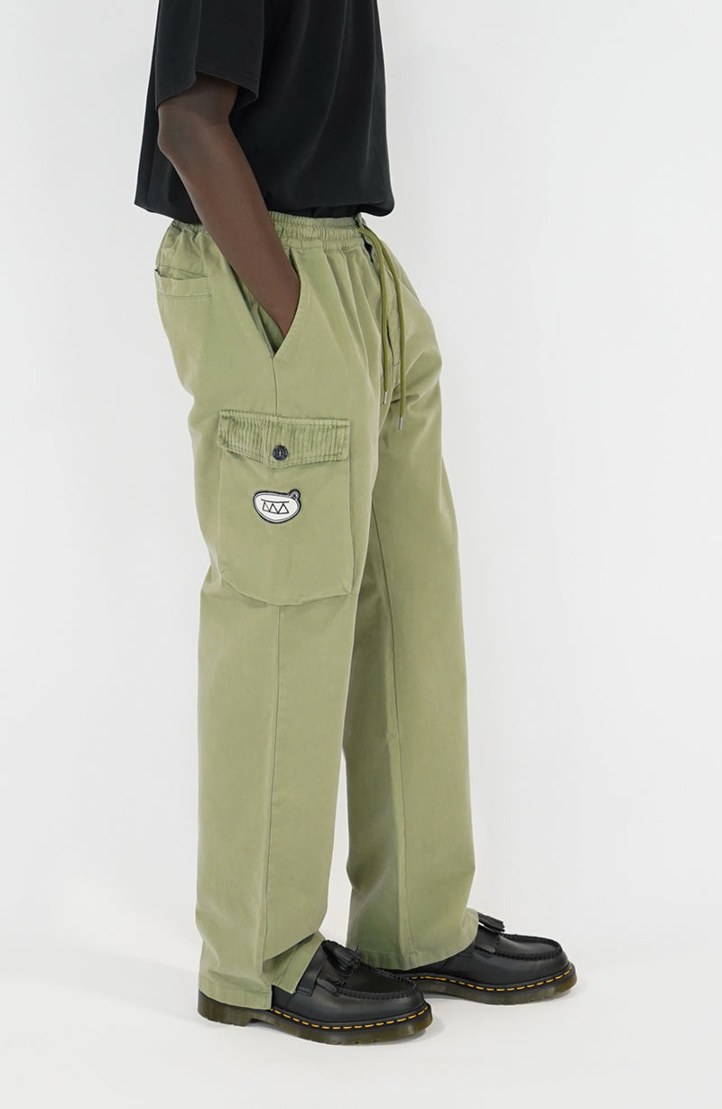 Pantalon streetwear Layer olive