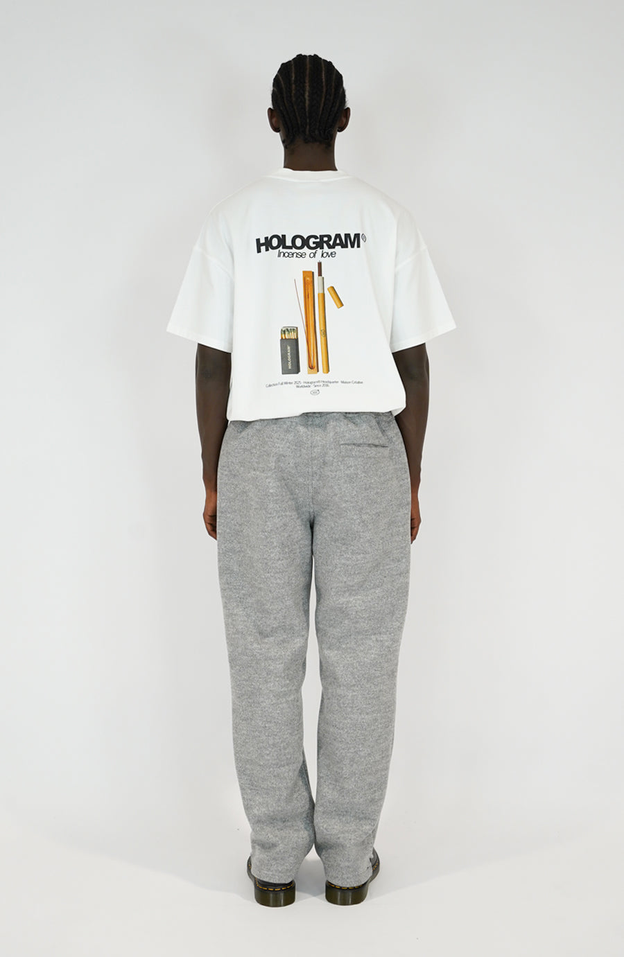 Bold grey streetwear pants