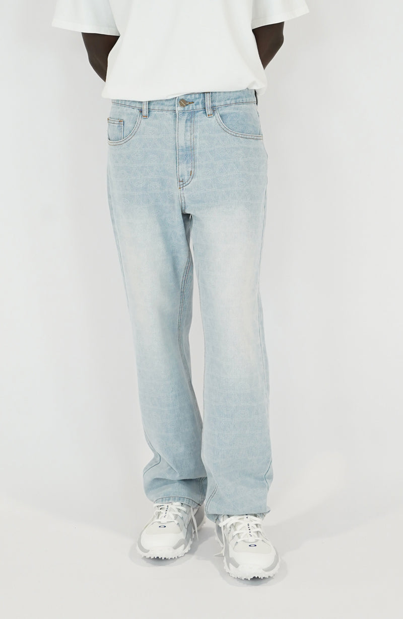 Pantalon streetwear Denim blue v2