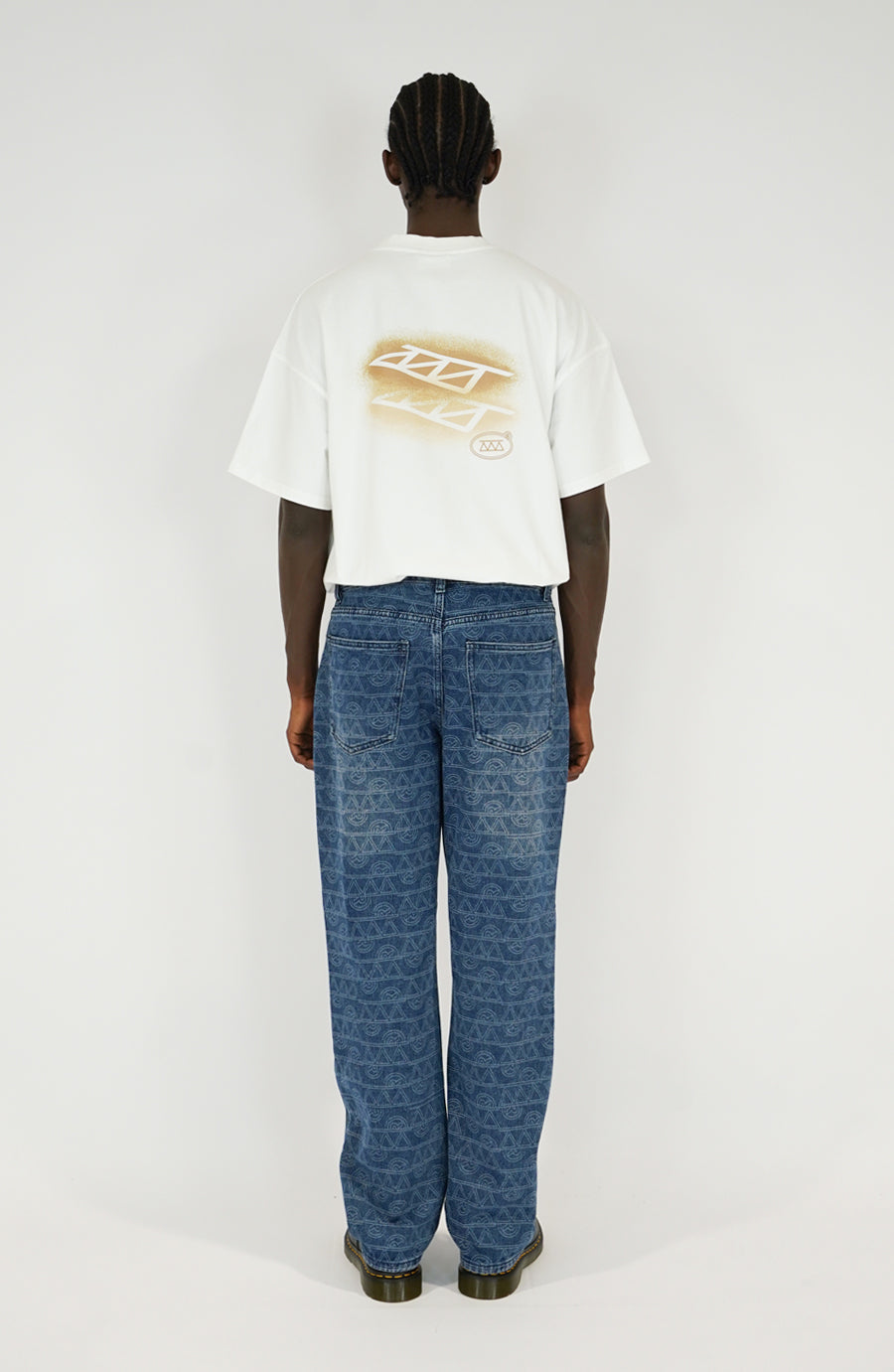 Pantalon streetwear Denim navy v2
