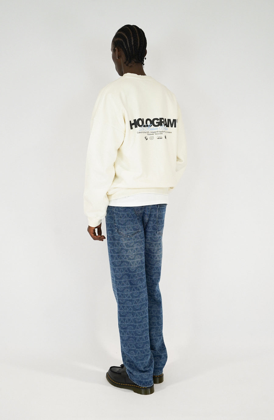 Pantalon streetwear Denim navy v2