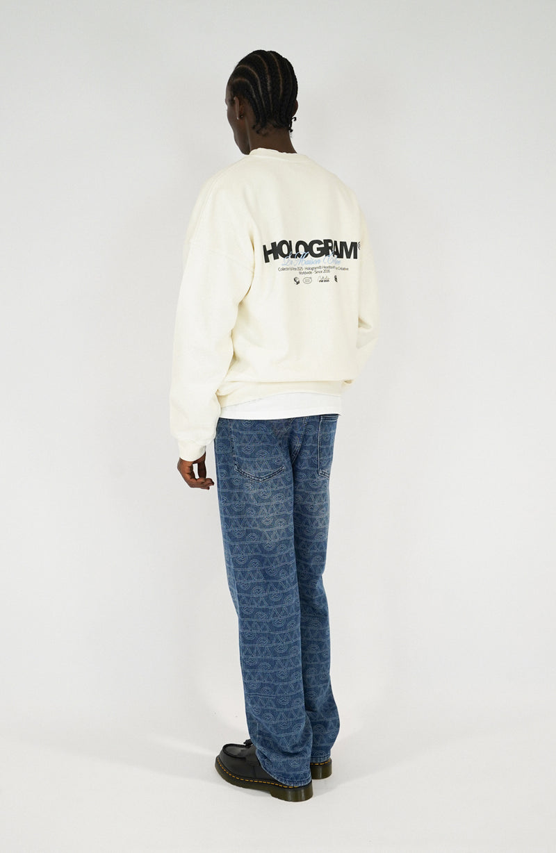Pantalon streetwear Denim navy v2