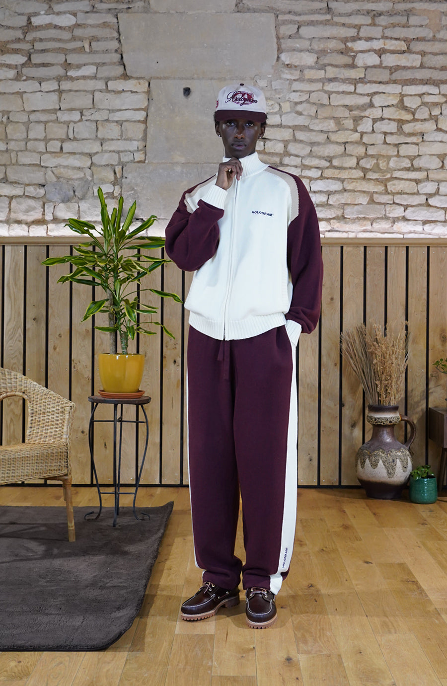 Fall burgundy pants