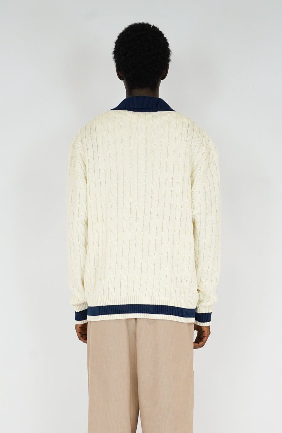 Pull streetwear Weave beige