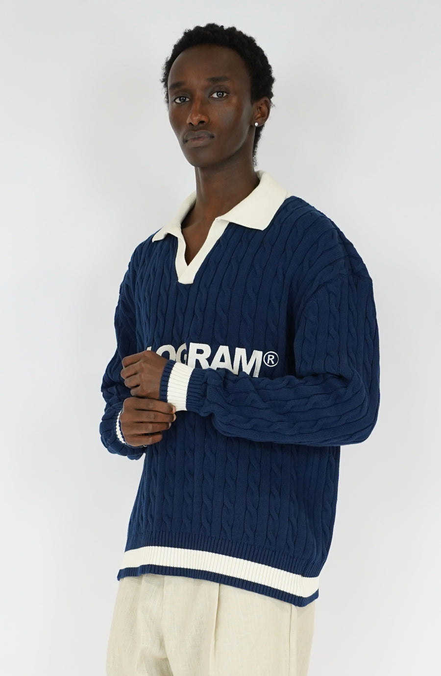 Pull streetwear Weave navy