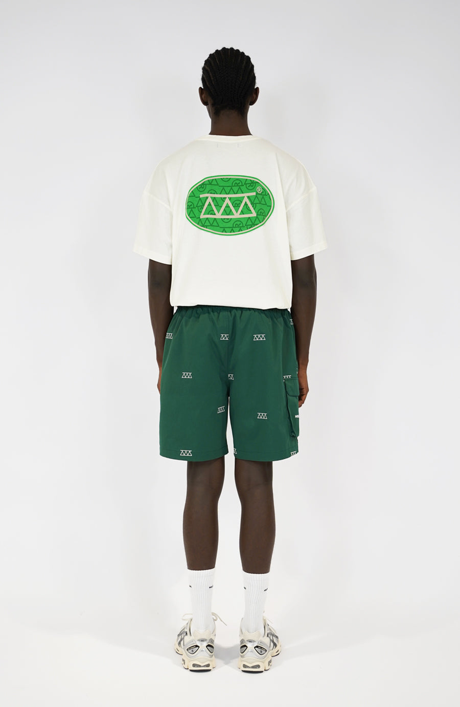 パンツ doublet HOLOGRAM SHORT PANTS GREEN M All over green streetwear shorts – Hologram