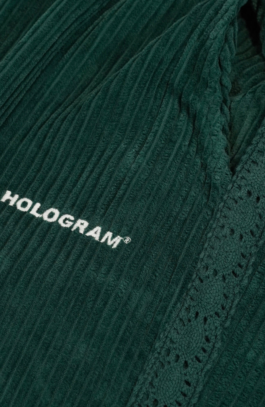 Short streetwear Velvet green