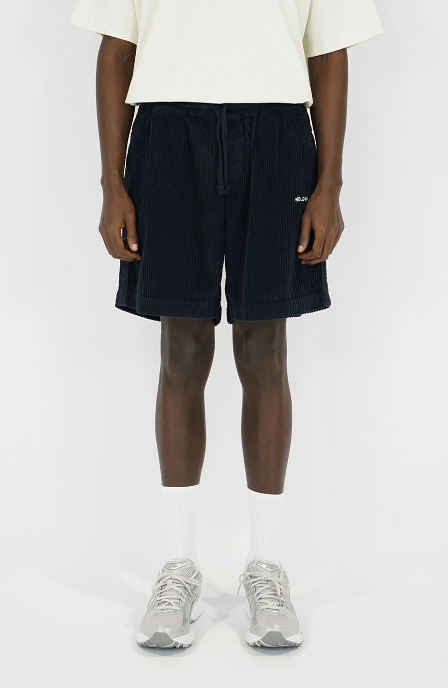Short streetwear Velvet navy