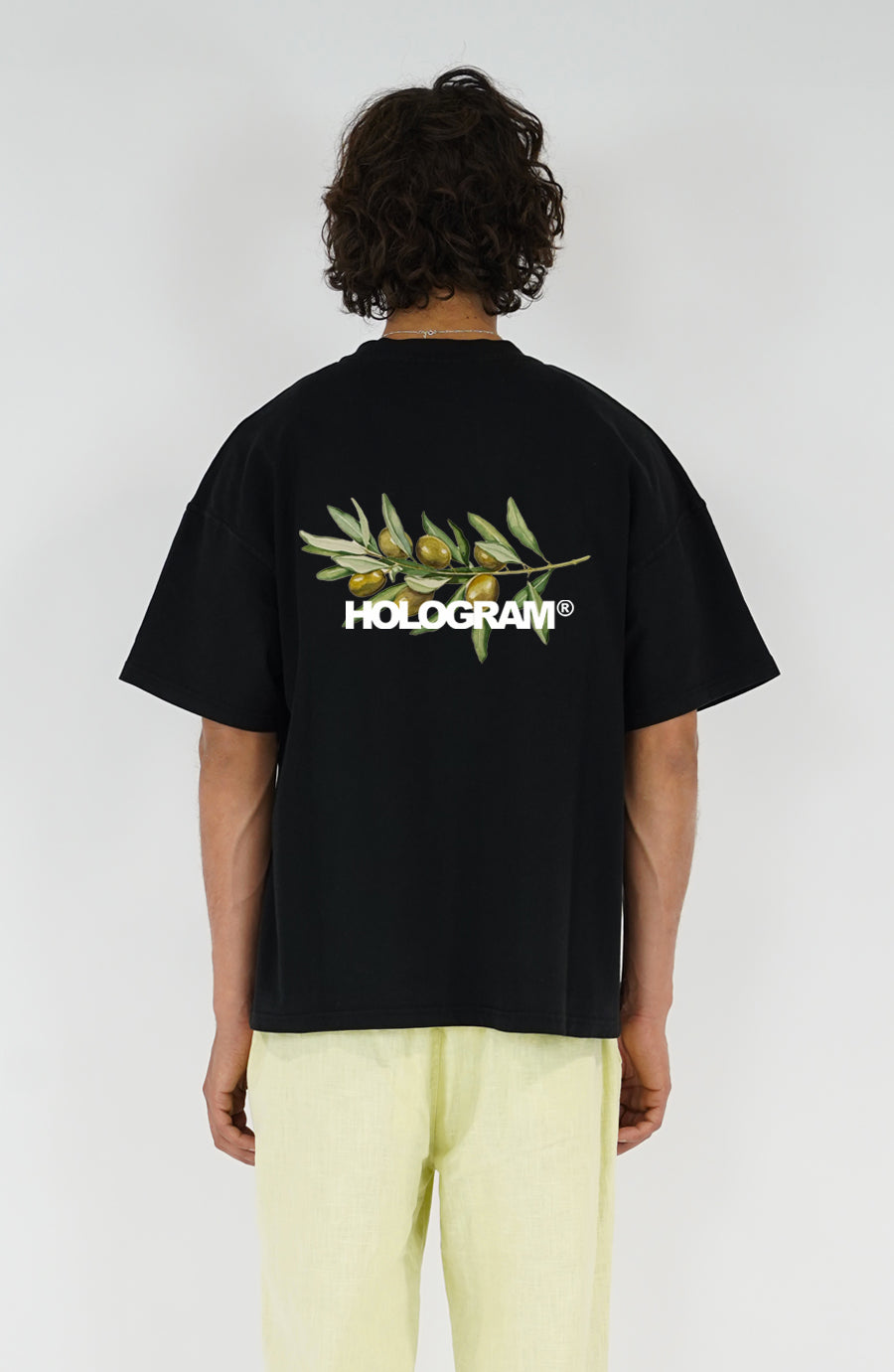 T-shirt streetwear Olive black