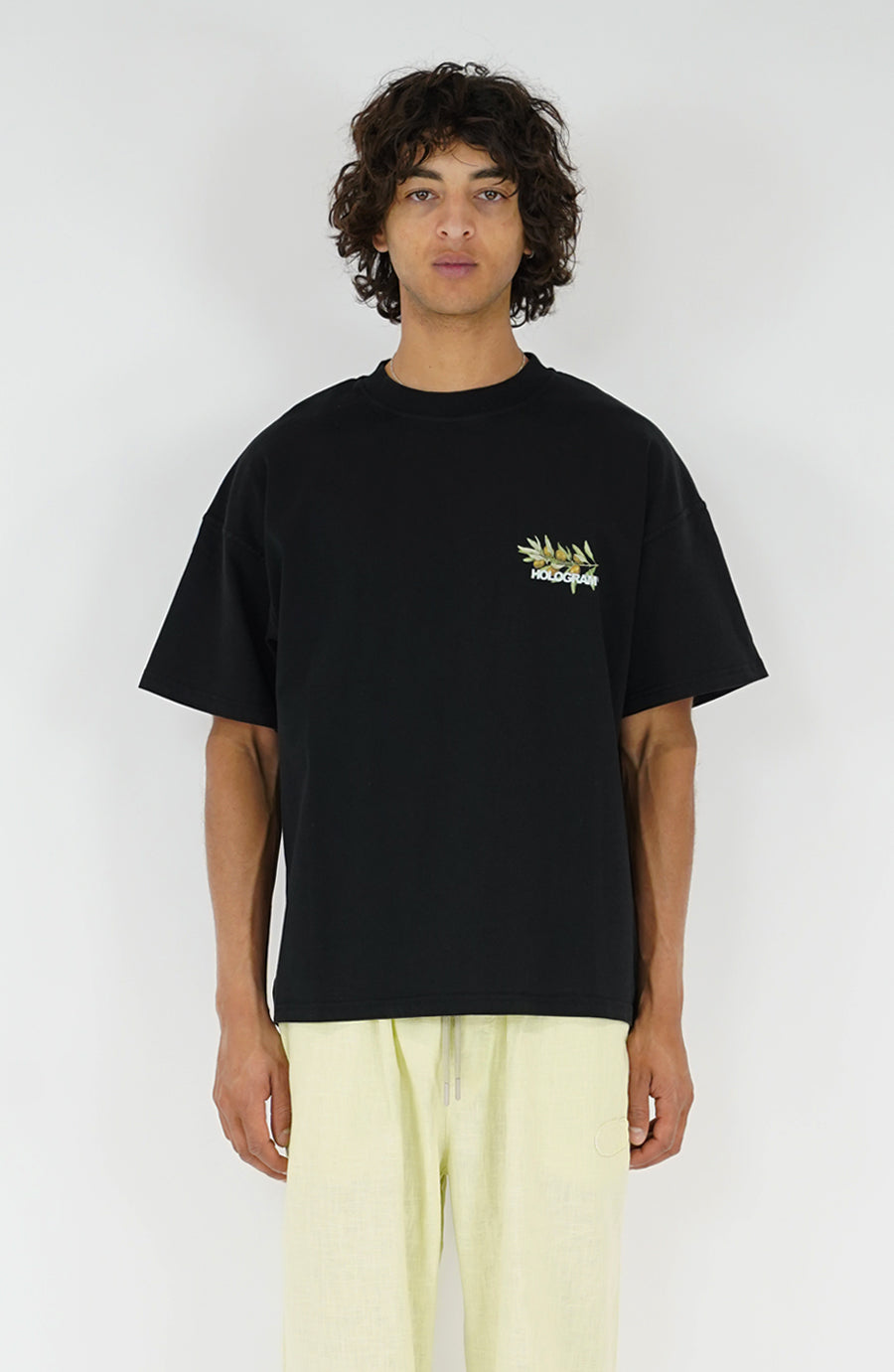 T-shirt streetwear Olive black