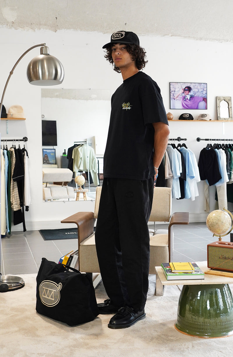 T-shirt streetwear Olive black