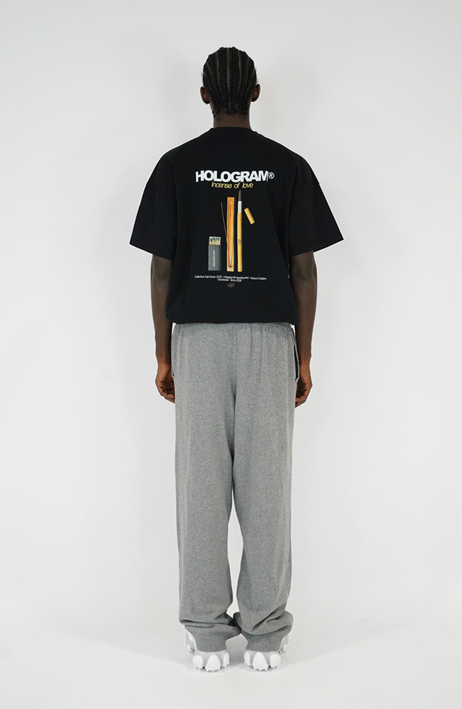 T-shirt streetwear Incense black