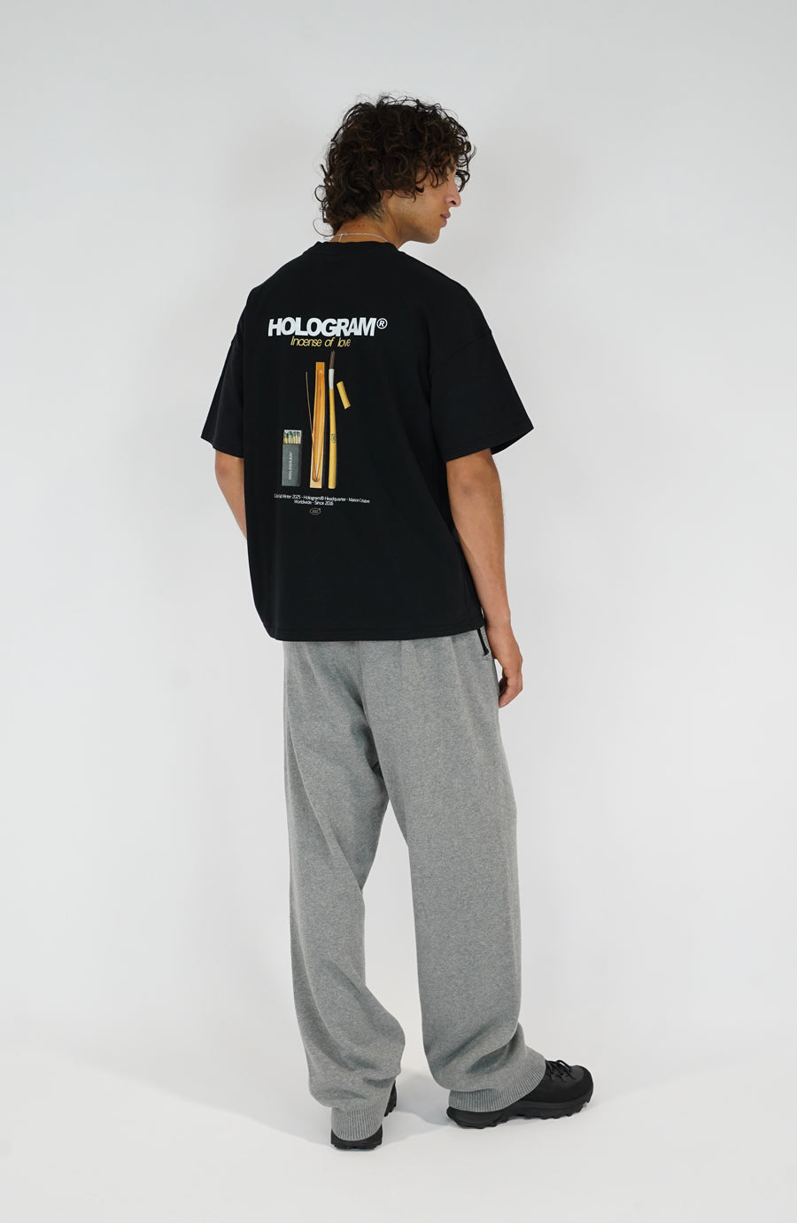 T-shirt streetwear Incense black