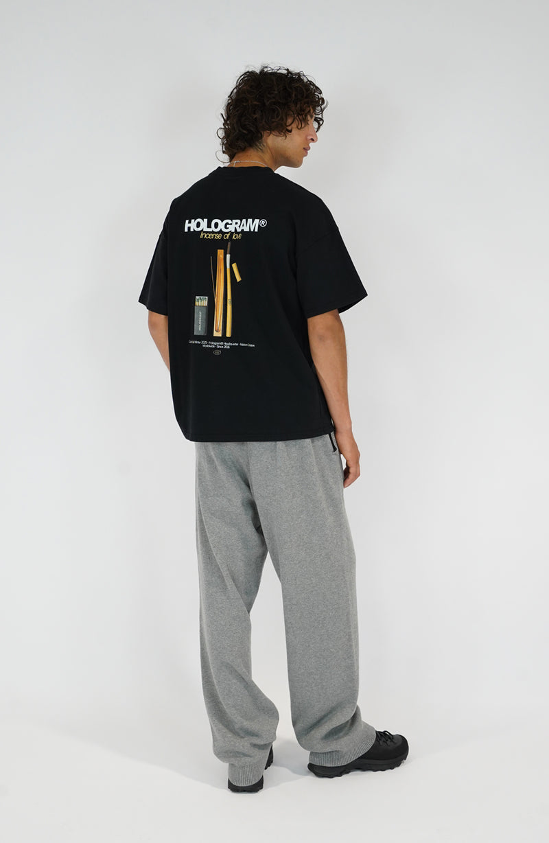 T-shirt streetwear Incense black