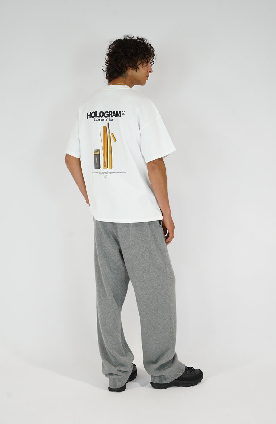 T-shirt streetwear Incense white