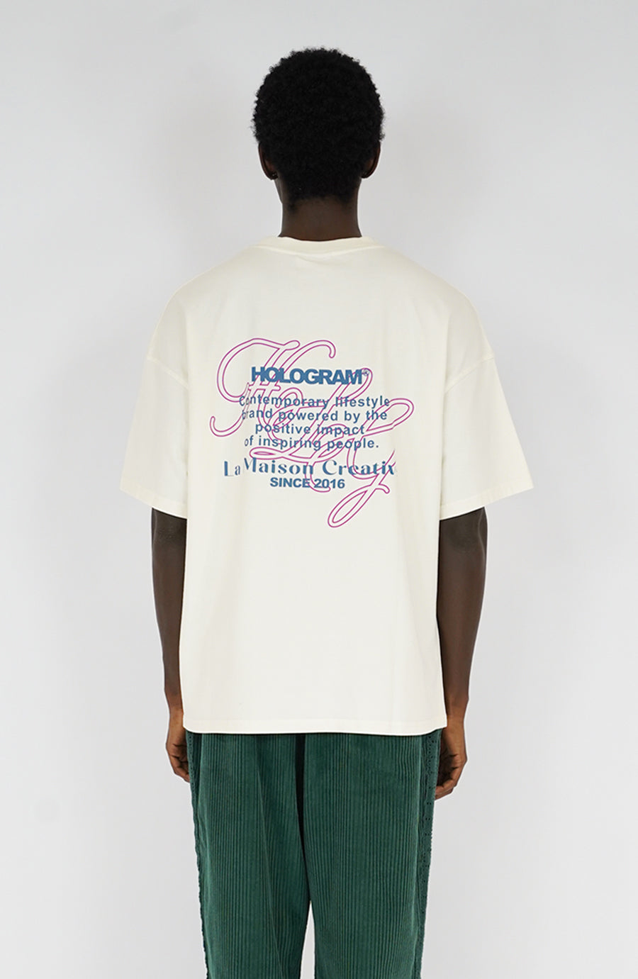 T-shirt streetwear Art beige