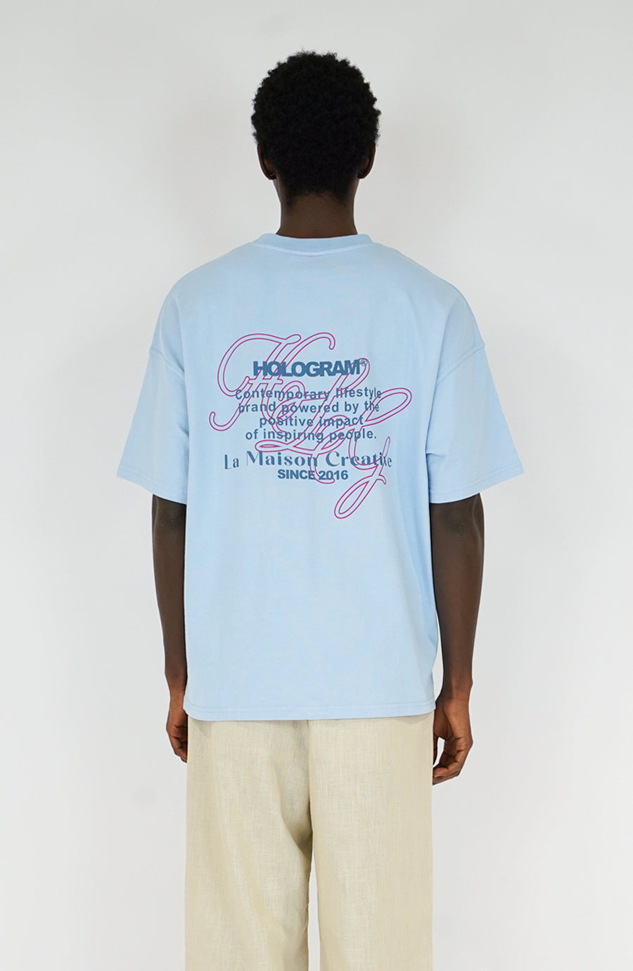 T-shirt streetwear Art blue