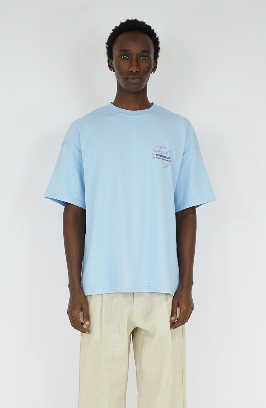 T-shirt streetwear Art blue