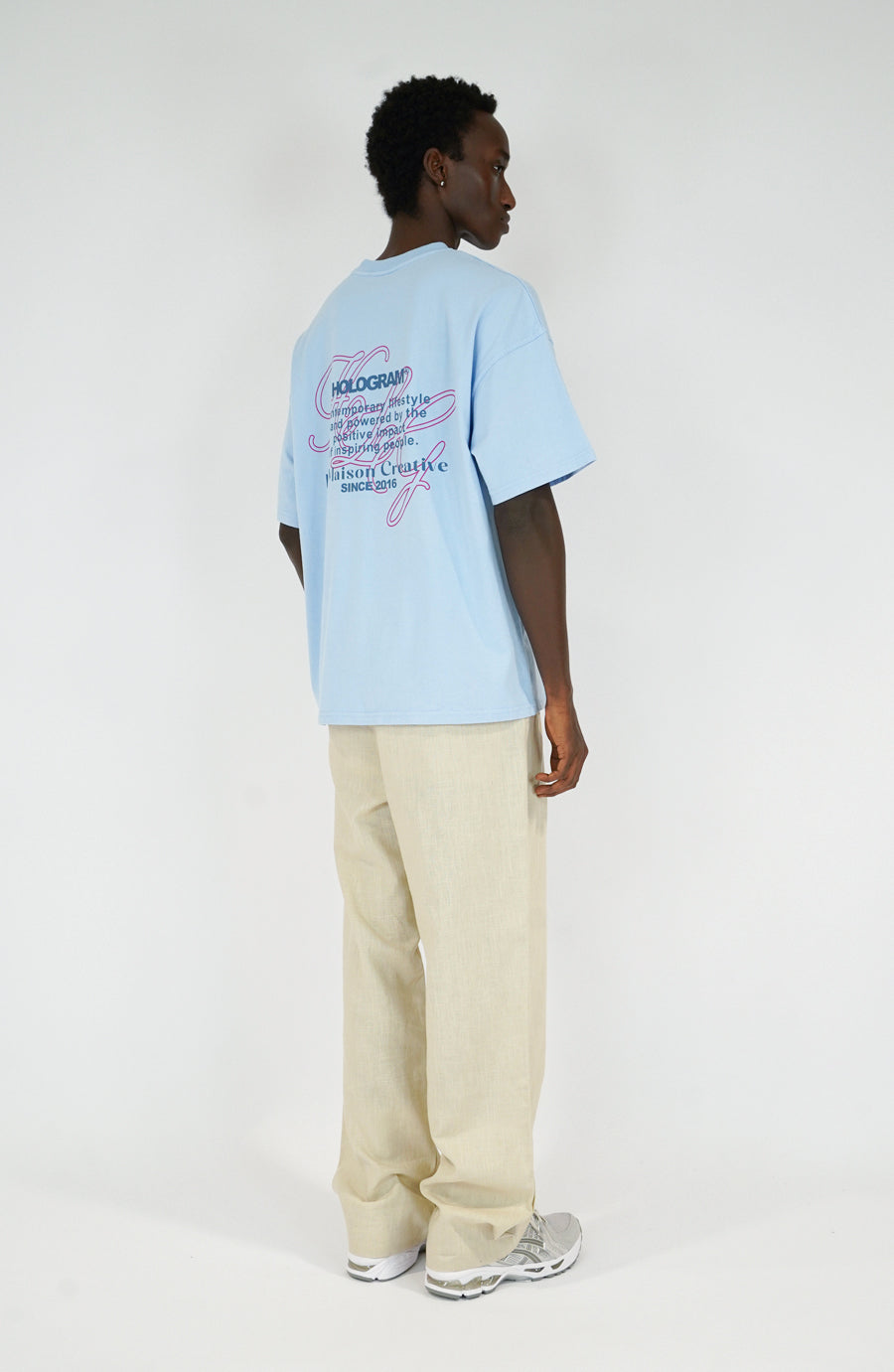 T-shirt streetwear Art blue