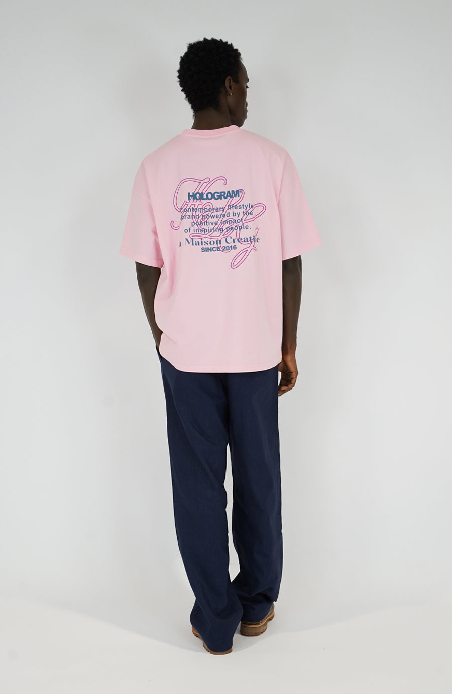 T-shirt streetwear Art pink