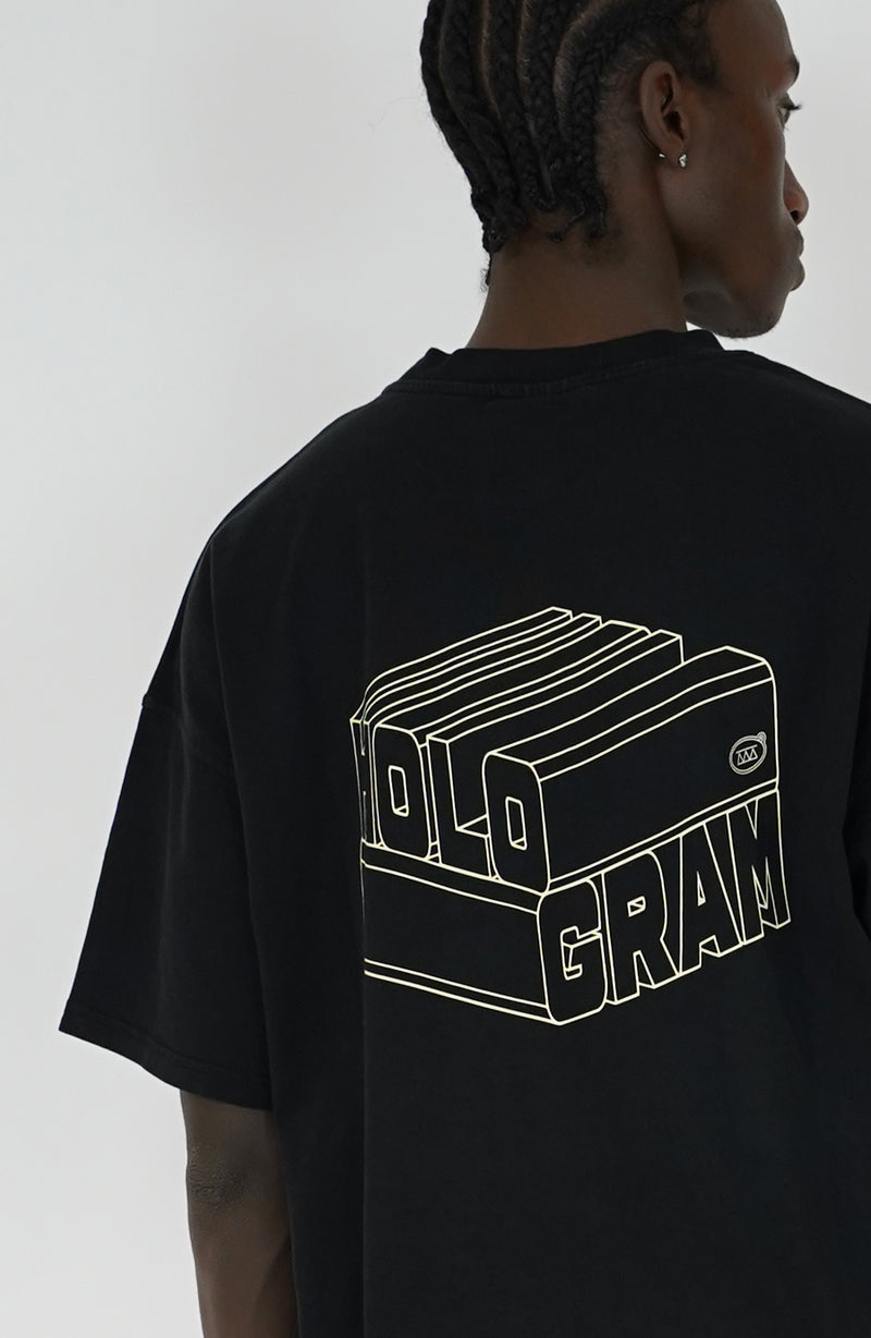 T-shirt streetwear Cube black