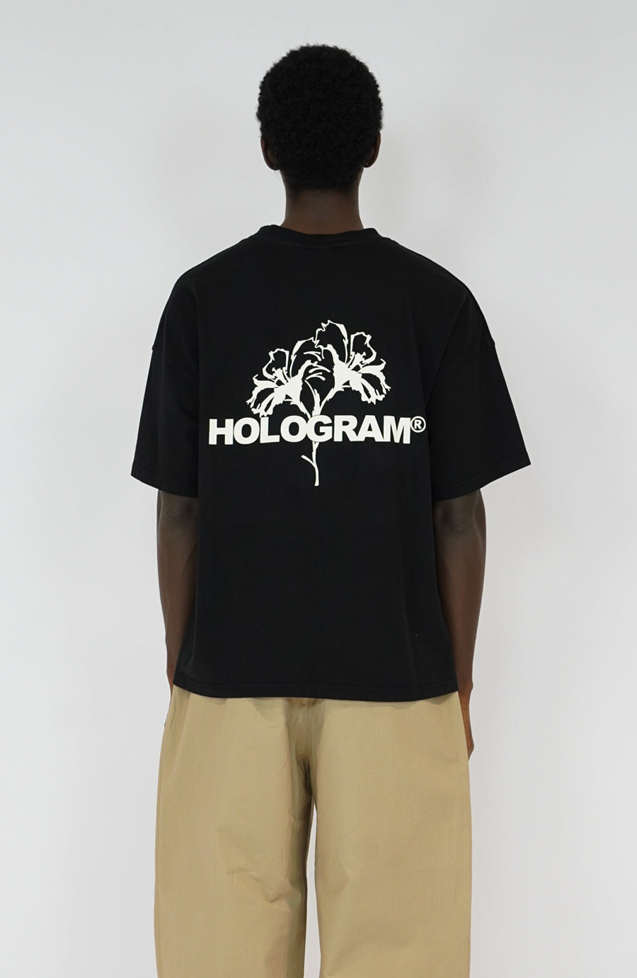 T-shirt Flower black