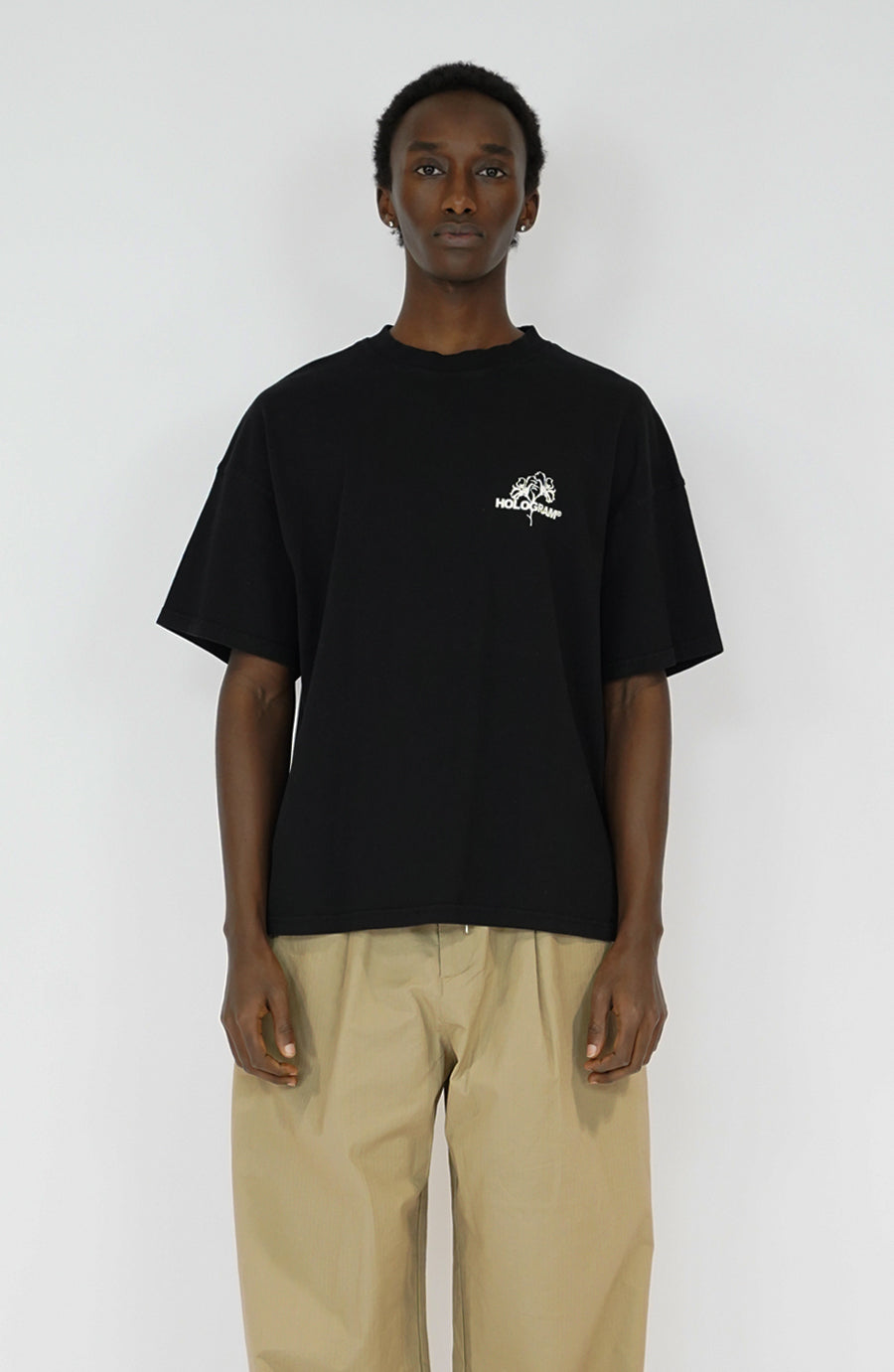 T-shirt Flower black