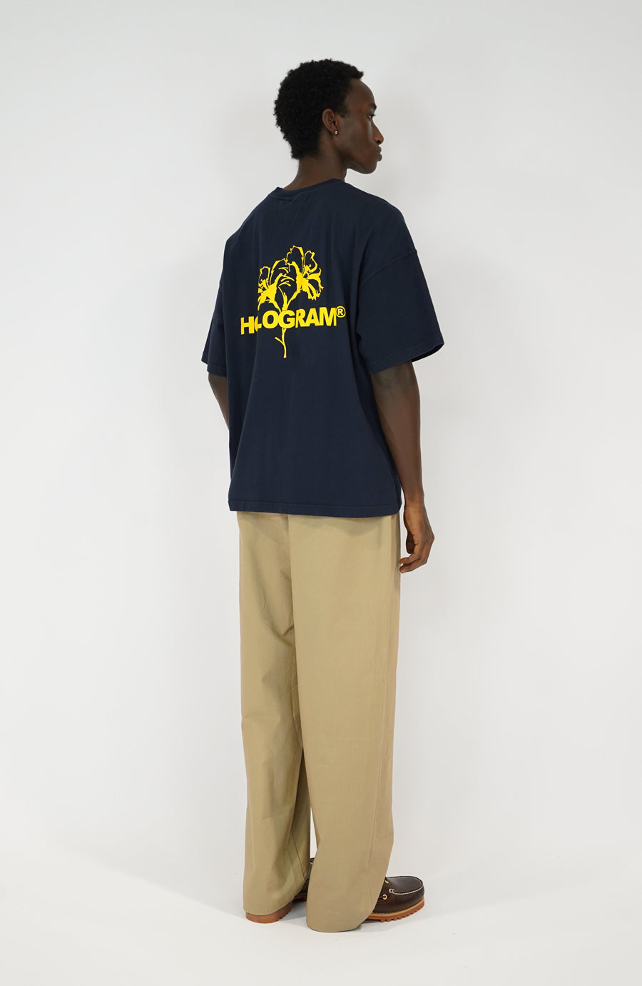 T-shirt Flower navy