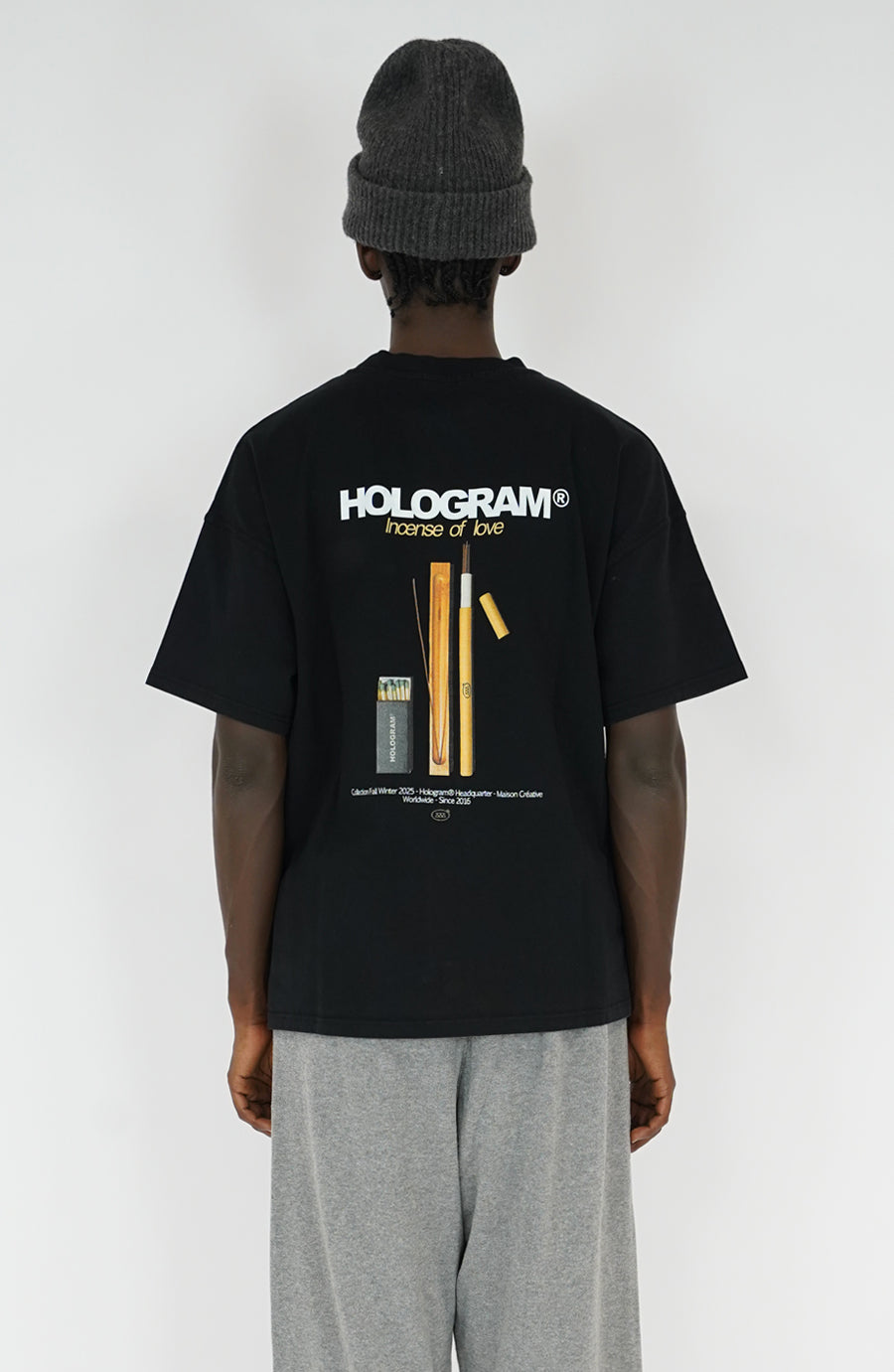 T-shirt streetwear Incense black