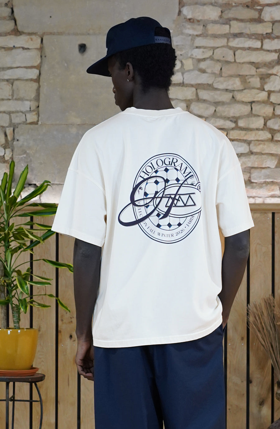 T-shirt Mirror beige