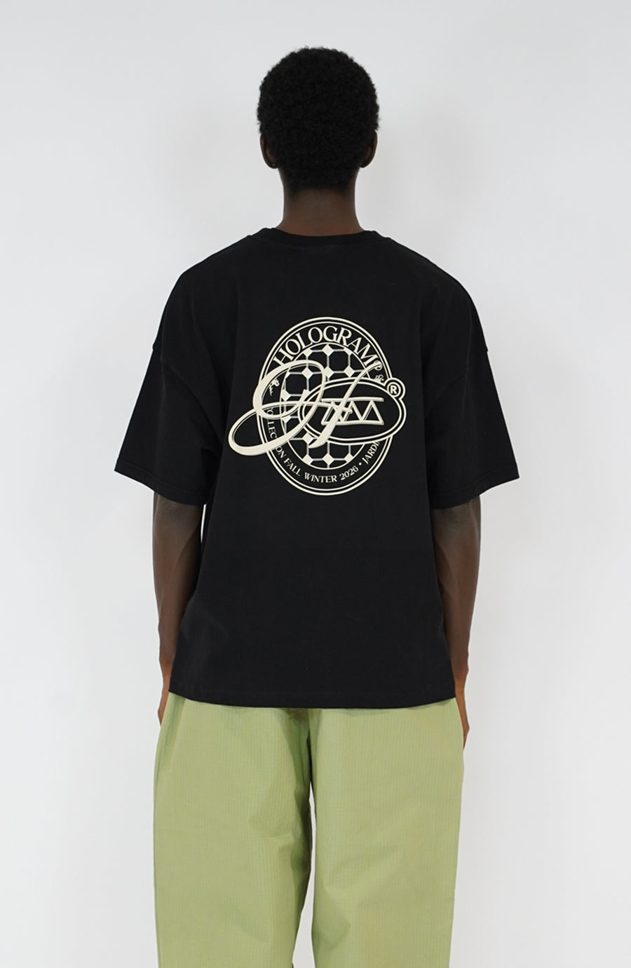 T-shirt Mirror black