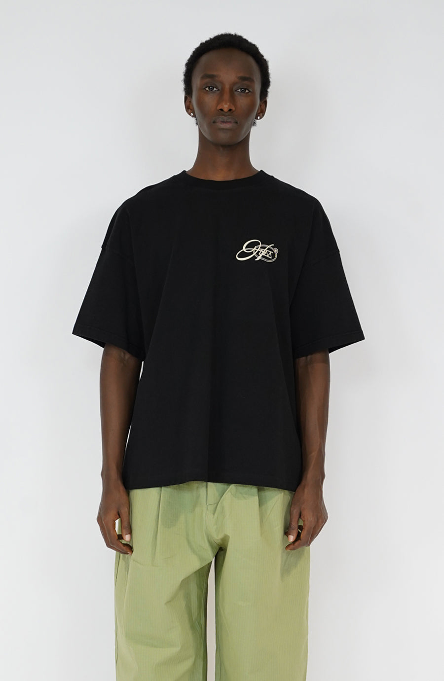 T-shirt Mirror black