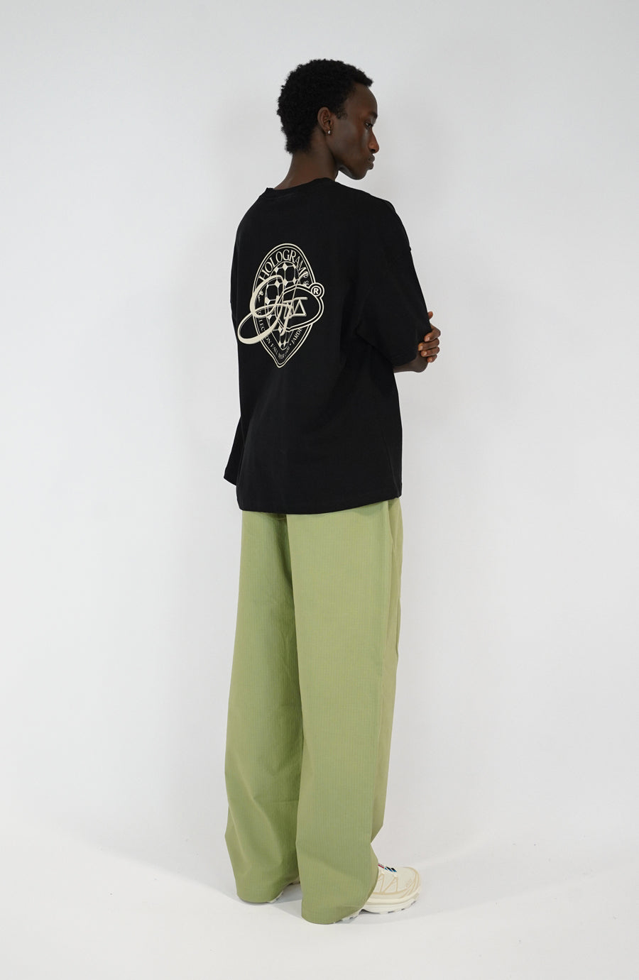 T-shirt Mirror black