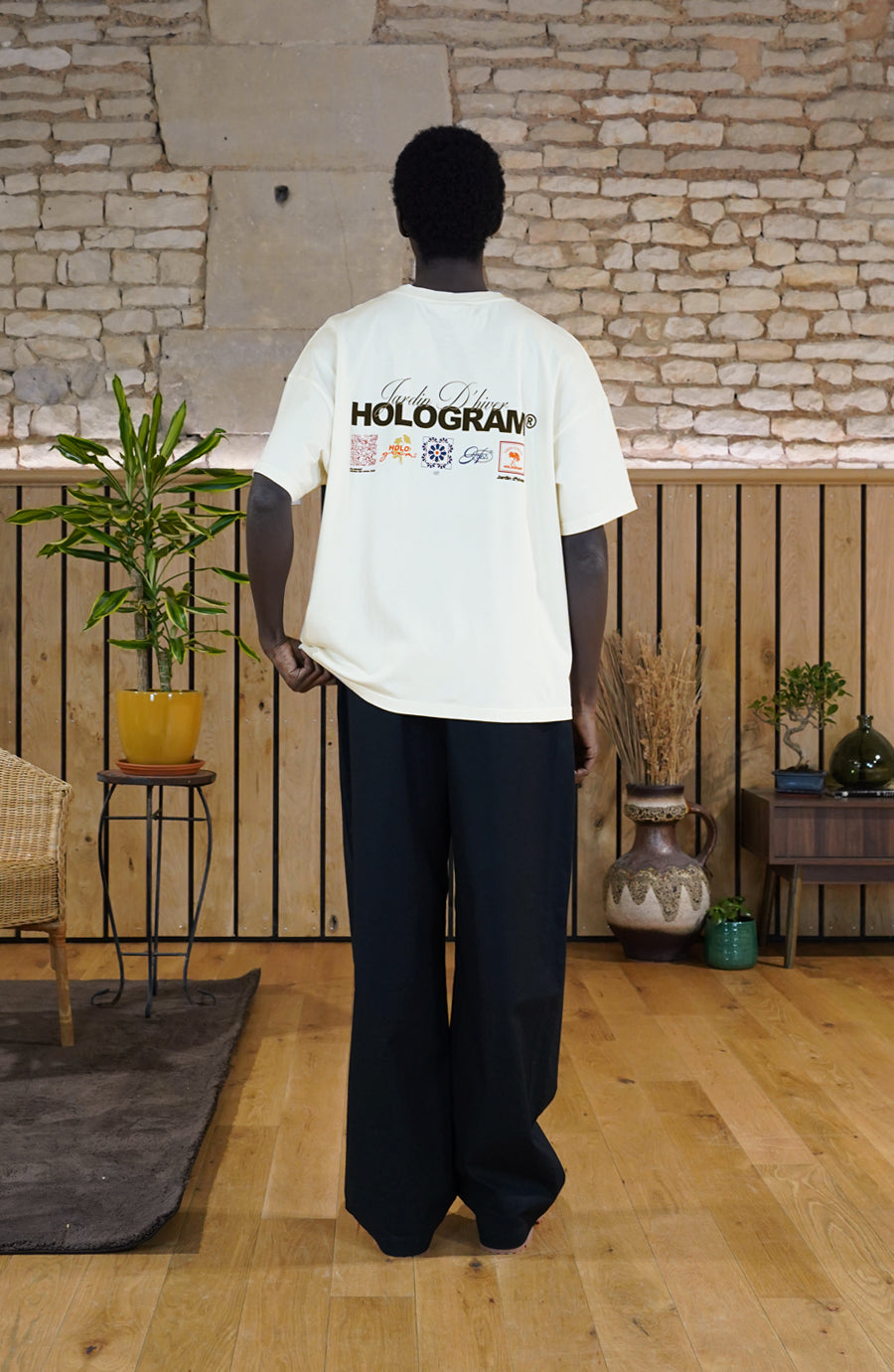 Mosaic beige T-shirt
